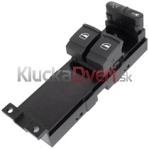 Ovládanie vypínač sťahovania okien VW Passat B5, zelené podsvietenie 1J3959857A