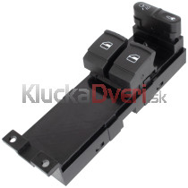 Ovládanie vypínač sťahovania okien Seat Toledo II, zelené podsvietenie 1J3959857A
