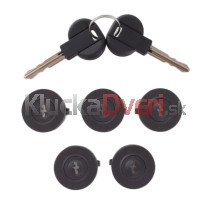 Sada vložiek zámkov dverí 5 ks Fiat Scudo 96-06