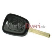 Obal kľúča, holokľúč pre Citroen C3 dvojtlačítkový