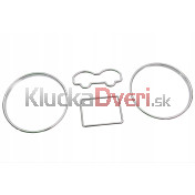 Okrasné chrómové kryty prístrojovej dosky, budíkov VW Golf IV, 98-05