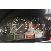 Okrasné chrómové kryty prístrojovej dosky, budíkov BMW E38 rad 7, 94-01 b