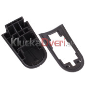 Záslepka vonkajšej kľučky dverí, čierna Ford C-MAX 15-19 c