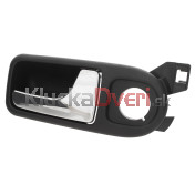 Kľučka dverí vnútorná pravá čierna, chrom VW Lupo