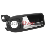 Kľučka dverí vnútorná ľavá čierna, chrom VW Lupo