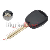 Obal kľúča, holokľúč Toyota Prius, 2 tlačítkový 46 mm c