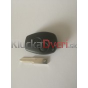 Obal kľúča, holokľúč pre Dacia Dokker, dvojtlačítkový, čierny