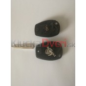 Obal kľúča, holokľúč pre Dacia Dokker, dvojtlačítkový, čierny