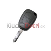 Obal kľúča, holokľúč pre Nissan Primastar, dvojtlačítkový a