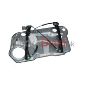 Mechanizmus sťahovania okien VW Bora 98-05, predný, ľavý, s plechom