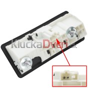 Kľučka, mikrospínač, zadných kufrových dverí VW Sharan 5ND827566T a