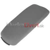 Vrch lakťovej opierky Audi A4 B6 kompletný, sivý textil, 1,6 cm