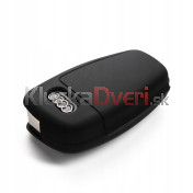 Silikonový obal, púzdro kľúča, čierny pre Audi A3 a