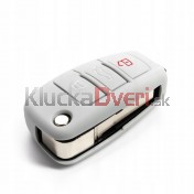 Silikonový obal, púzdro kľúča, sivý pre Audi Q3