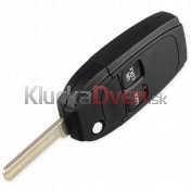 Obal kľúča, holokľúč pre Volvo S40, 2-tlačítkový, čierny a