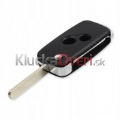 Obal kľúča, holokľúč pre Honda NSX, 2-tlačítkový, čierny a