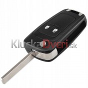Obal kľúča, holokľúč pre Opel Corsa E, 2-tlačítkový, s elektronikou a