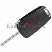 Obal kľúča, holokľúč pre Chevrolet Aveo, 2-tlačítkový, s elektronikou b