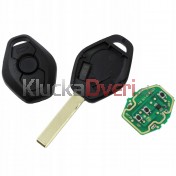 Obal kľúča, holokľúč pre BMW rad 7 E38, 3-tlačítkový, s elektronikou c