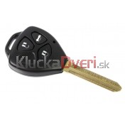 Obal kľúča, holokľúč pre Toyota Aygo, 3-tlačítkový