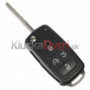 Obal kľúča, holokľúč pre VW Eos, 5-tlačítkový, 12-17
