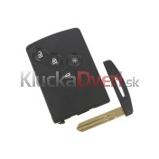 Obal kľúča, holokľúč pre Renault Laguna III, štvortlačítkový