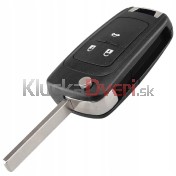 Obal kľúča, holokľúč Chevrolet Spark 3-tlačítkový b