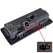 Kľučka, mikrospínač, zadných kufrových dverí Škoda Superb III 3V0827566 a