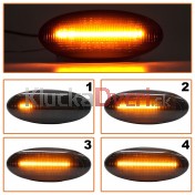 Smerovka bočná LED pravá+ľavá dymová dynamická Nissan Note, 06-12 a