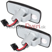 Smerovka bočná LED pravá+ľavá dymová dynamická Audi A6 C5, 97-05 b