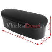 Univerzálna lakťová opierka na dvere auta s posuvným krytom, pre všetky modely áut b