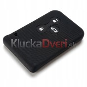 Silikonový obal, púzdro kľúča, čierny Renault Megane II od 2003