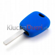Silikonový obal, púzdro kľúča, modrý Citroen C1 a