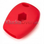 Silikonový obal, púzdro kľúča, farba červená Dacia Sandero I a