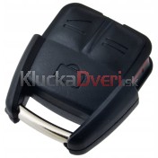 Obal kľúča, holokľúč pre Opel Omega B, trojtlačítkový, čierny