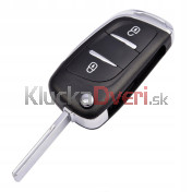 Obal kľúča, holokľúč Citroen, dvojtlačítkový