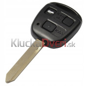 Obal kľúča, holokľúč pre Toyota Avensis, 3-tlačítkový, s elektronikou