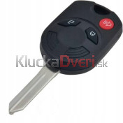 Obal kľúča, holokľúč pre Ford Edge trojtlačítkový s elektronikou