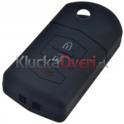 Silikonový obal, púzdro kľúča, čierny pre Mazda 2, 3, 5, 6, RX-8, CX-7