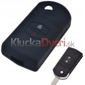 Silikonový obal, púzdro kľúča, pre Mazda 2, 3, 5, 6, RX-8, CX-7 čierny  a