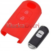 Silikonový obal, púzdro kľúča, pre Mazda 2, 3, 6, CX-5 červený a