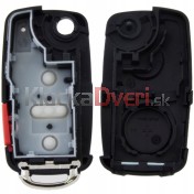 Obal kľúča, holokľúč pre VW T5, T6, Multivan, 5-tlačítkový a