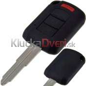 Obal kľúča, holokľúč Mitsubishi Outlander L200 ASX trojtlačítkový