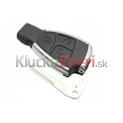 Obal kľúča, holokľúč pre Mercedes W164 ML-Trieda, trojtlačítkový a