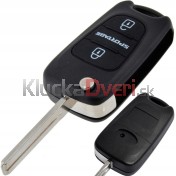 Obal kľúča, holokľúč pre Hyundai i10 I, i20 I, i30, i30 combi, ix20, ix35 trojtlačítkový od 2008