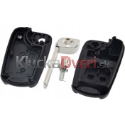 Obal kľúča, holokľúč pre Hyundai i10 I, i20 I, i30, i30 combi, ix20, ix35 trojtlačítkový od 2008 a
