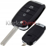 Obal kľúča, holokľúč pre Kia Picanto Pro Ceed Rio trojtlačítkový Hrot: HYN17