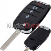 Obal kľúča, holokľúč pre Kia Soul Carens Sorento štvortlačítkový HY22