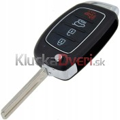 Obal kľúča, holokľúč pre Hyundai Sonata, štvortlačítkový s elektronikou 15-17