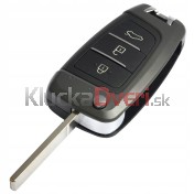 Obal kľúča, holokľúč pre Hyundai I30, trojtlačítkový s elektronikou 17-18
